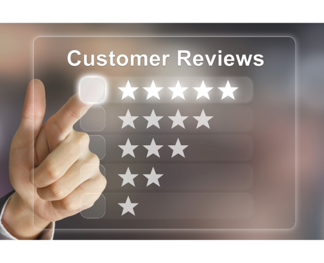 Customer Reviews with stars