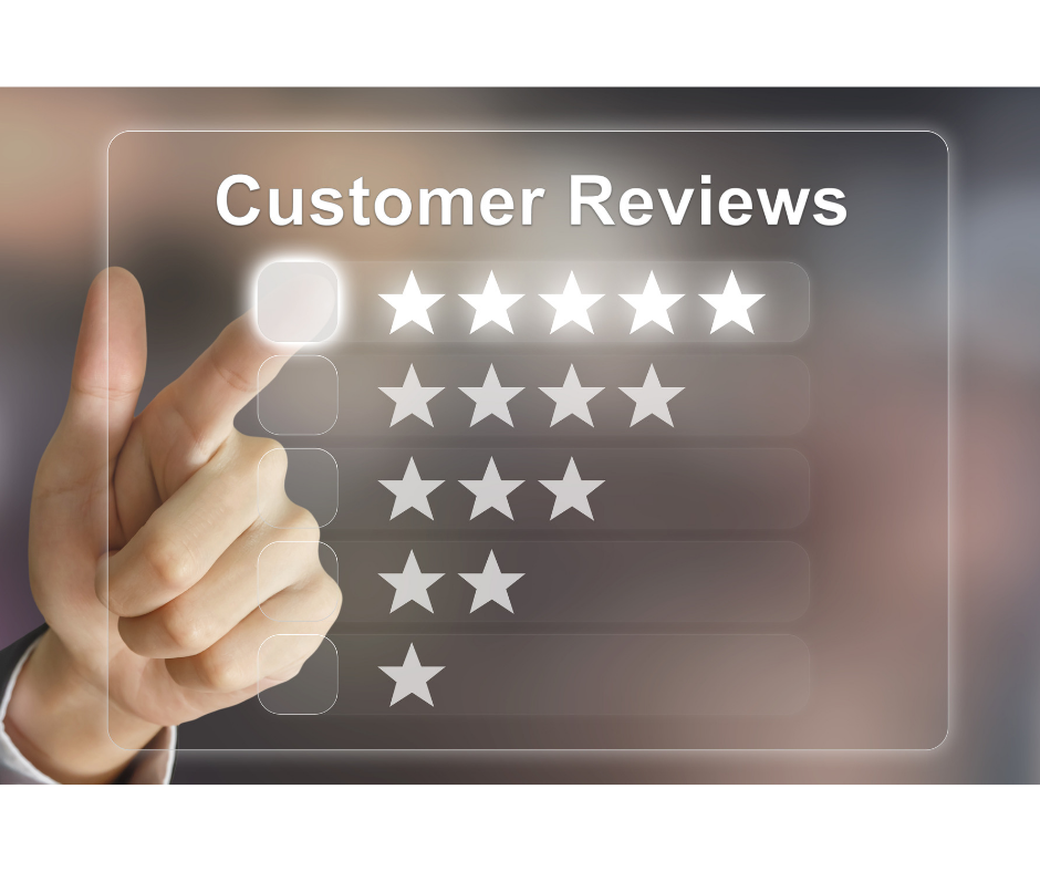 Customer Reviews with stars